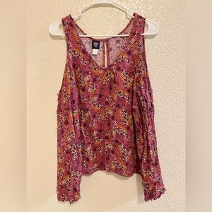 Off Shoulder Long Sleeve Top